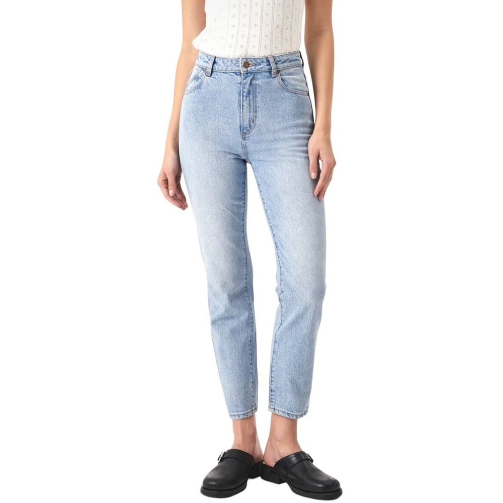 Rolla's Jeans Women Size 28 Dusters High Rise Slim Tapered Blue Light Wash NWT